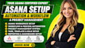 setup asana, automation, workflow and project management for german businesses