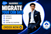 migrate salesforce CRM data import contacts deals accounts custom fields mapping