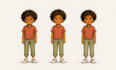 create hand drawn character turnaround and expression sheets