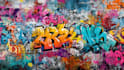 create graffiti pop art canvas designs and murals