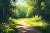 paint landscape in oil painting