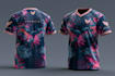 design a full print sublimation jersey, esports jersey,