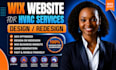 design hvac contractor website for heating and air conditioning companies