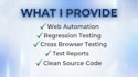 automate your web application using selenium