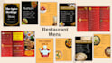 design business cards, menus and posters