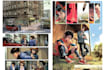 draw comic book page, comic illustration and graphic novel art