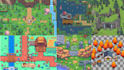 create top down pixel art tileset tilemap game assets for rpg maker indie games