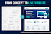 design and develop a responsive frontend website
