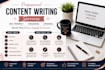 write engaging blog posts, articles and website content