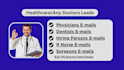 do b2b linkedin leads generation, doctors emails, nurses, clinics emails