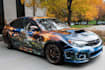 creative custom car wrap, van wrap