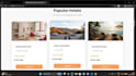 develop a modern responsive hotel booking website