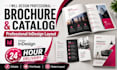 design professional brochure and catalog in adobe indesign