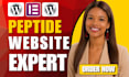 setup peptide website, peptide store, fda complitant, peptide wordpress website