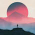 design a minimalistic album cover art