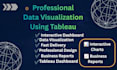 design professional tableau dashboards and data visualization reports