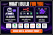 build multi agent loops and n8n workflow automation for business
