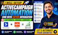 setup activecampaign automation CRM with zapier integration