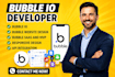 build bubble io, bubble app, saas mvp and expert bubble developer bubble website