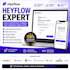 design a high converting heyflow funnel with CRM integration