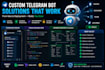 develop a custom telegram bot using python