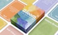 design positive affirmation card conversation starter flash card deck box design