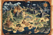 fantasy map, map, illustration, isometric map