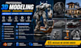 create 3d model of anything in blender, 3d assets, props and objects for you