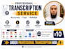 transcribe audio and video into accurate multilingual text
