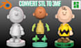 add color, split stl, convert stl to 3mf for bambu studio multicolor 3d printing