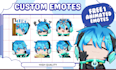 draw twitch emotes, animated chibi emote, discord emoji