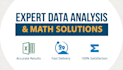 do expert mathematical data analysis and excel solutions