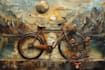 paint your cycle oil painting style