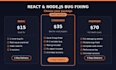 fix react, node js and mern, pern stack bugs within 24 hours