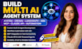 build multi ai agent system crewai langgraph n8n mcp claude api automation