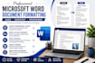 professionally format microsoft word documents