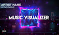 create retro audio visualizer and music spectrum video