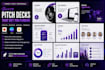 design a modern powerpoint presentation, pitch deck, and google slides