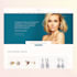 create a clean and modern website UI