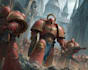 illustrate a warhammer 40k character art
