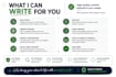 write SEO friendly blog posts and articles