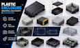 design plastic enclosure, industrial cad concept and 3d rendering