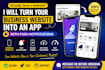 turn your business website into app with push notifications and splash screen