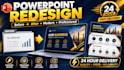 create an animated powerpoint presentation and pitch deck