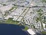 revamp 3d city scape, urban drawing, real estate site plan layout,cgi landscape