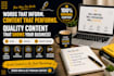 write engaging blog posts and articles