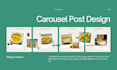 design canva social media post, carousel and product poster