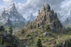 draw fantasy landscape or enviroment art
