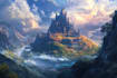 do a fantasy landscape