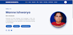 create a responsive frontend website